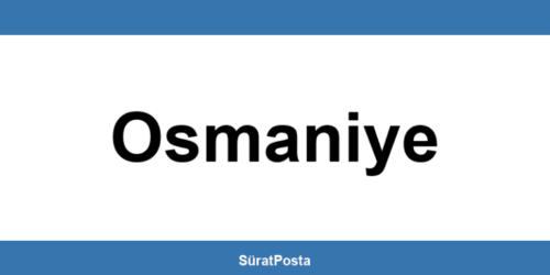 CEVA Lojistik şubeleri Osmaniye iletişim bilgileri